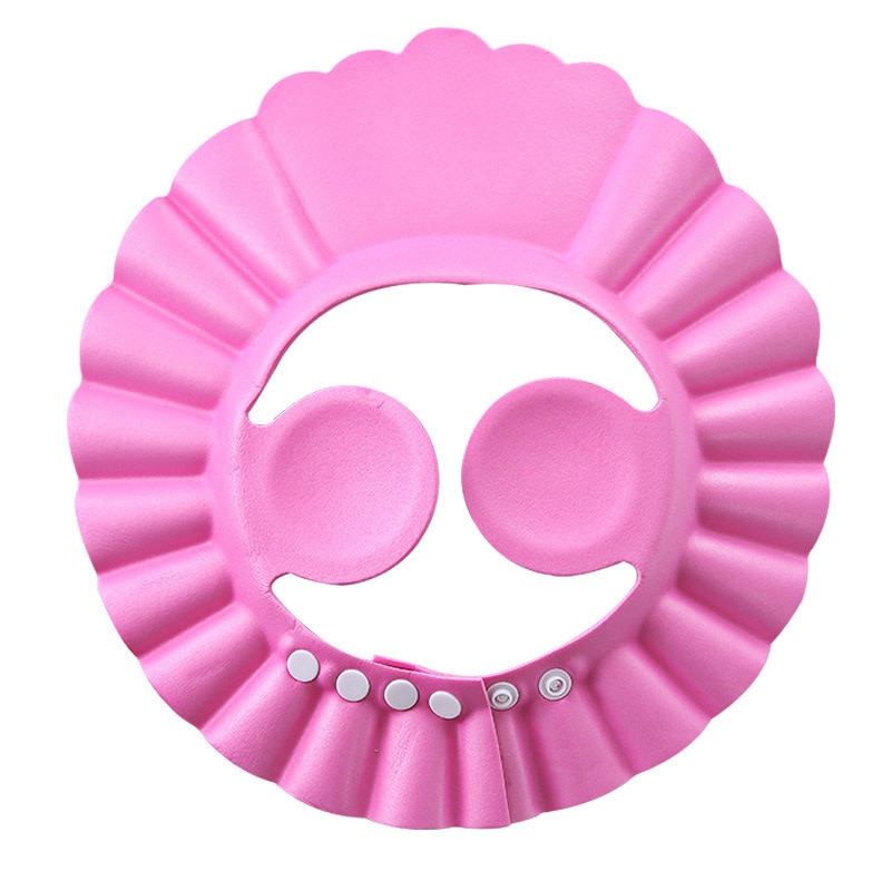 Baby Shower Caps Shampoo Cap Wash Hair Kids Bath Visor Hats Adjustable Shield Waterproof Ear Protection Eye Children Hats Infant